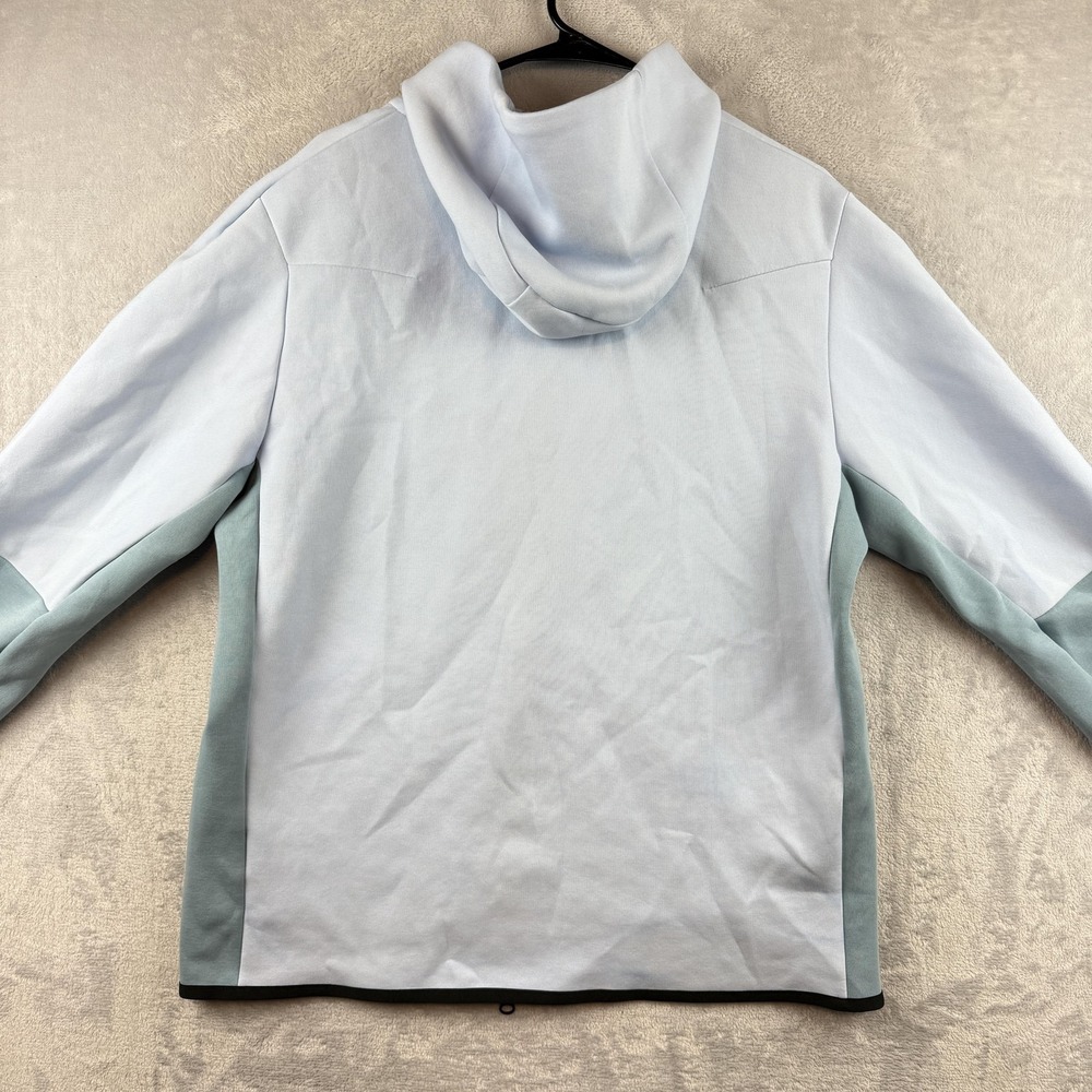 Nike Jacket Mens Large Blue Tech Fleece Full Zip Hoodie Athletic Sweatshirt - Picture 10 of 14